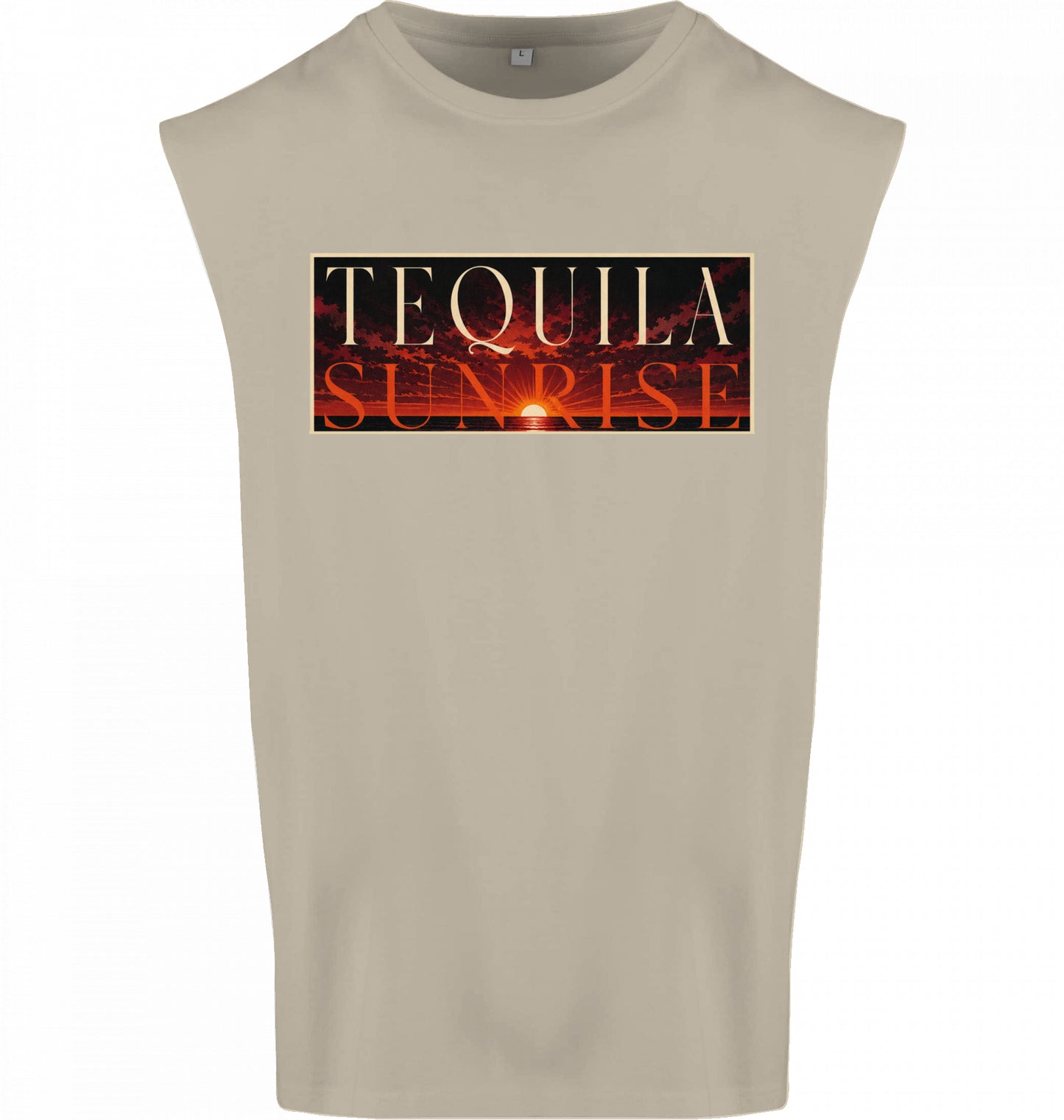 SUÐR Tequila Sunrise Sleeveless Tee