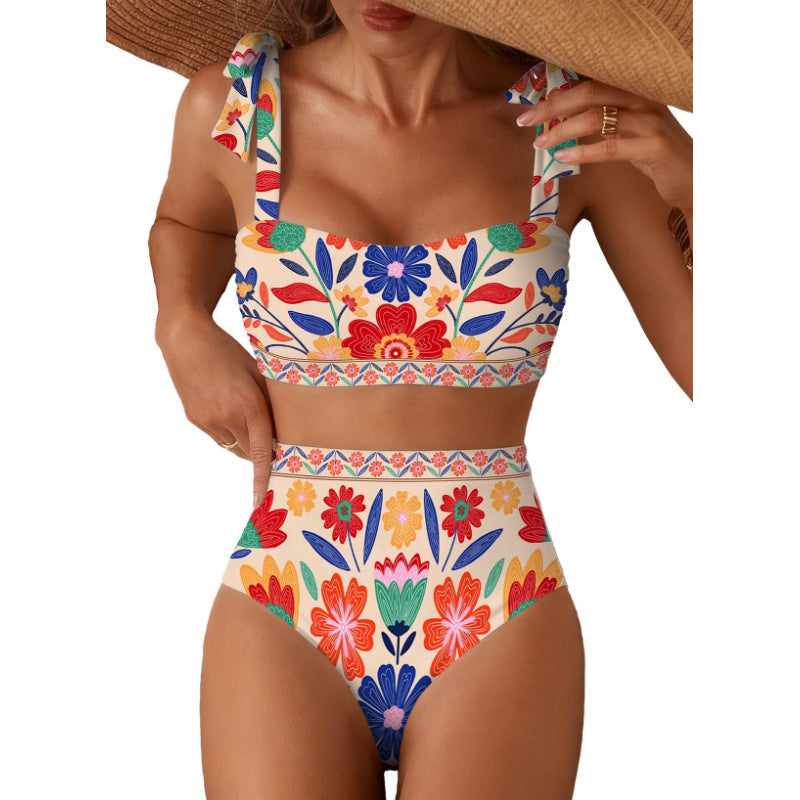 SUÐR - High-Waist Bikini Set