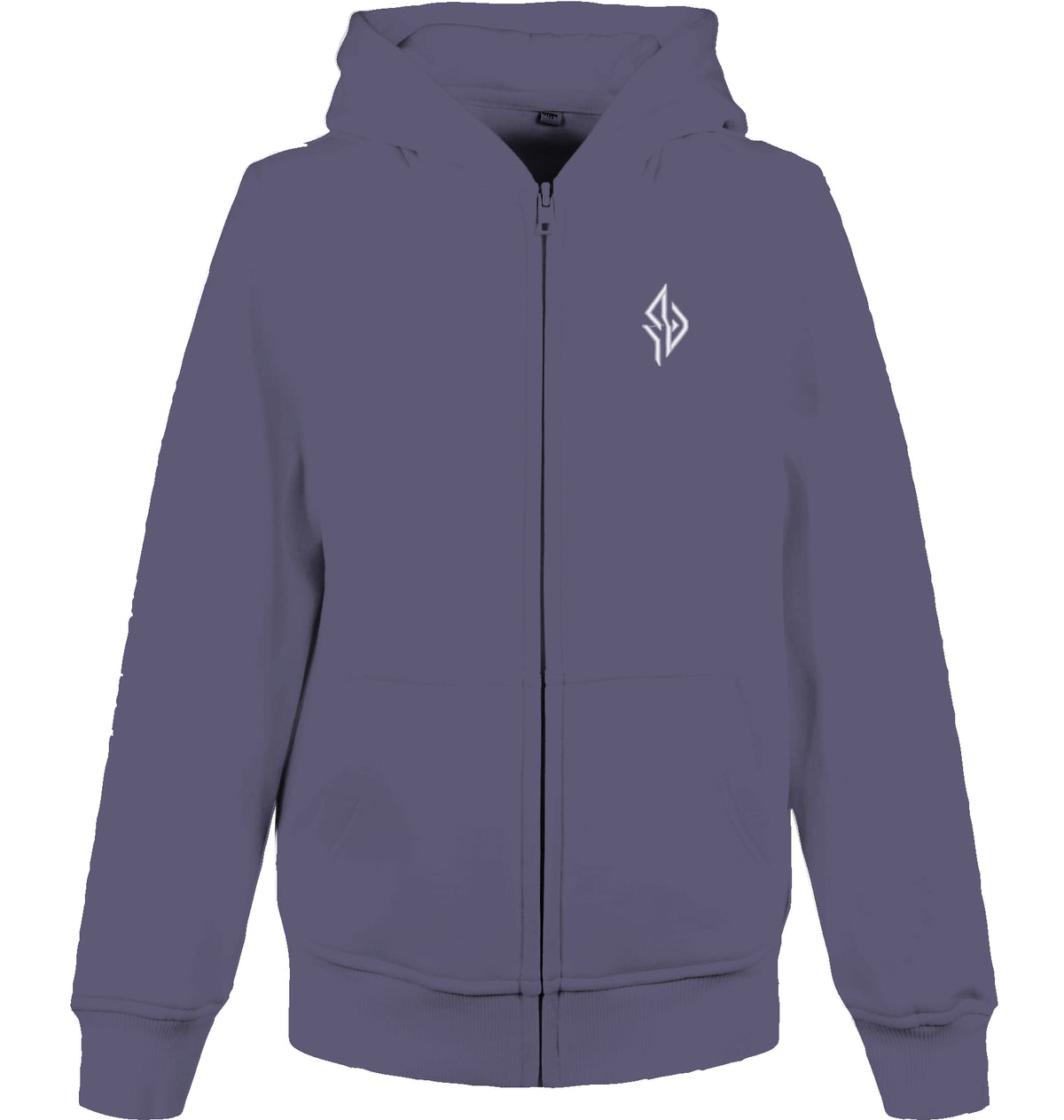 SUÐR Kids Zip-Hoodie Organic in Marineblau