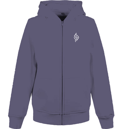 SUÐR Kids Zip-Hoodie Organic in Marineblau