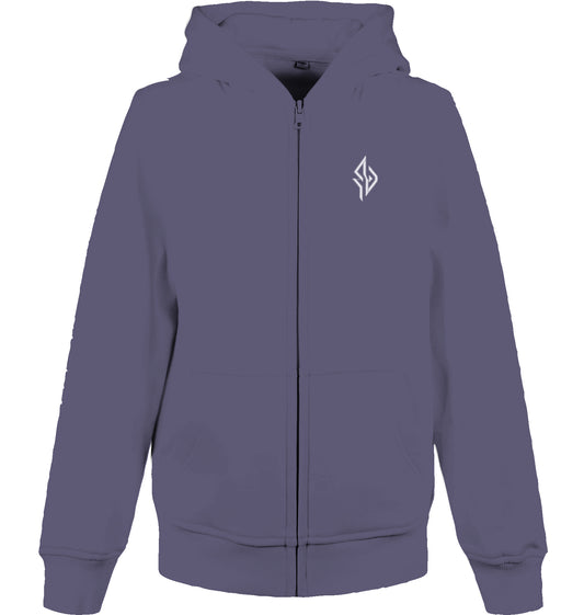SUÐR Kids Zip-Hoodie Organic in Marineblau