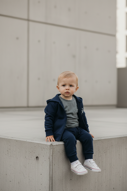 SUÐR Baby Zip Hoodie