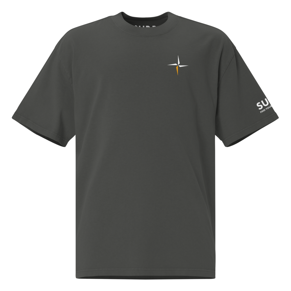SUÐR-'26 Oversized Faded T-Shirt SUÐR Clothing