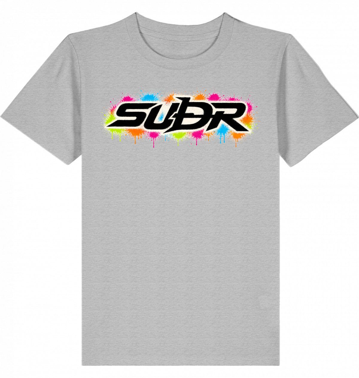 SUÐR Kids Tee Iconic in Graumeliert