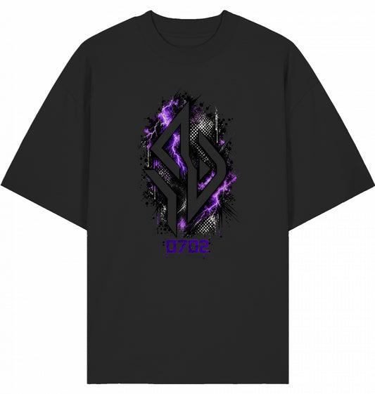 Backpiece 0702 Monogram – Oversize Tee mit grossem Rückenprint von SUÐR