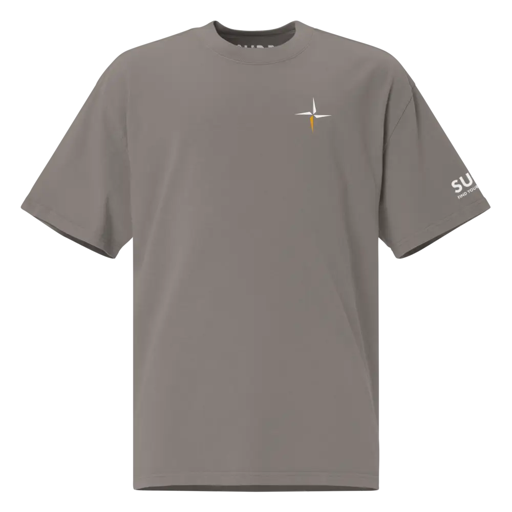 SUÐR-'26 Oversized Faded T-Shirt