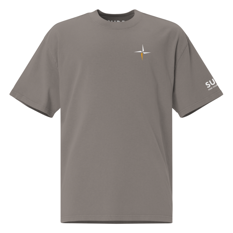 SUÐR-'26 Oversized Faded T-Shirt