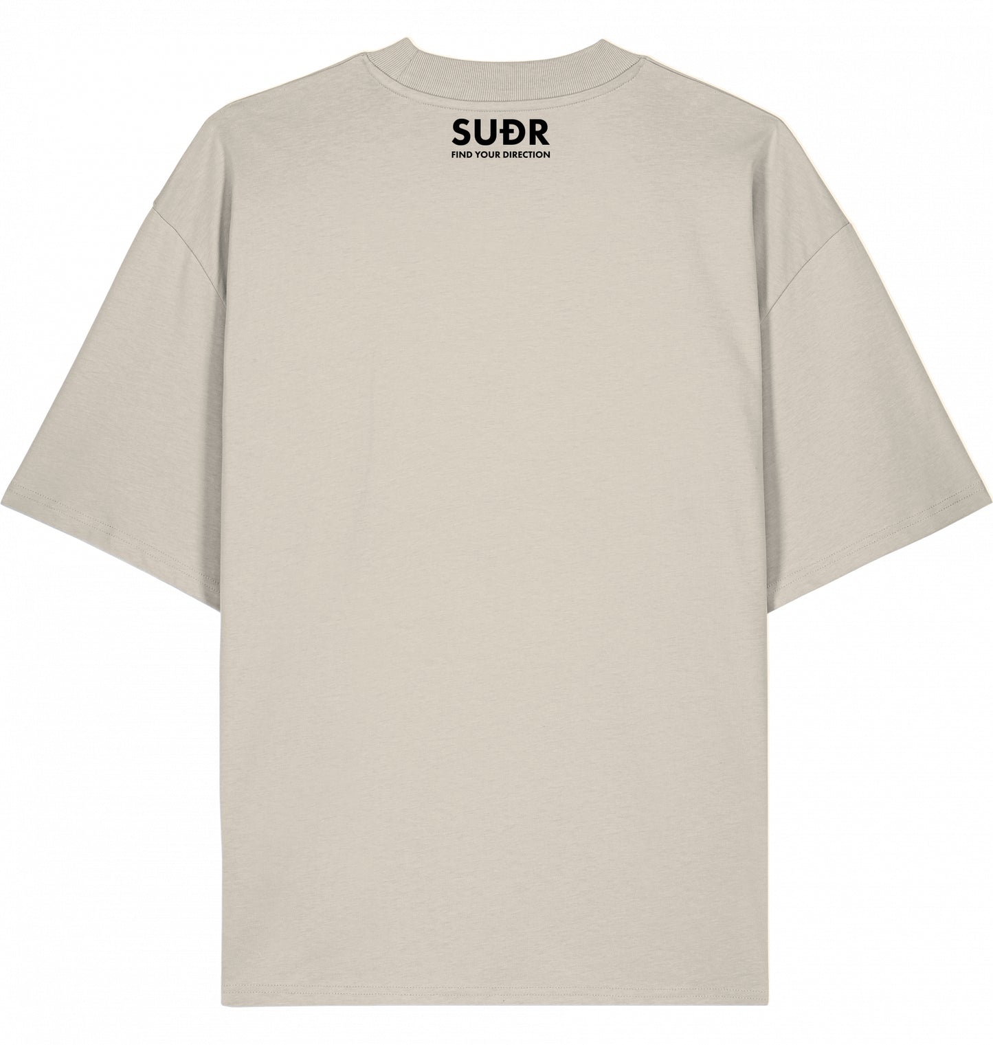 SUÐR FIND Mock Neck Tee – Color Tones