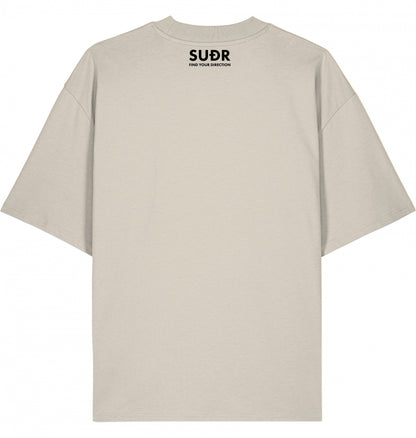 SUÐR FIND Mock Neck Tee – Color Tones