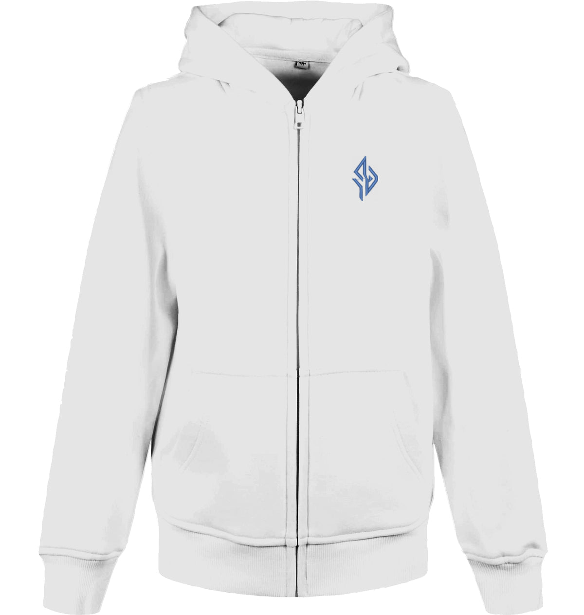 SUÐR Kids Zip-Hoodie Organic in Weiß