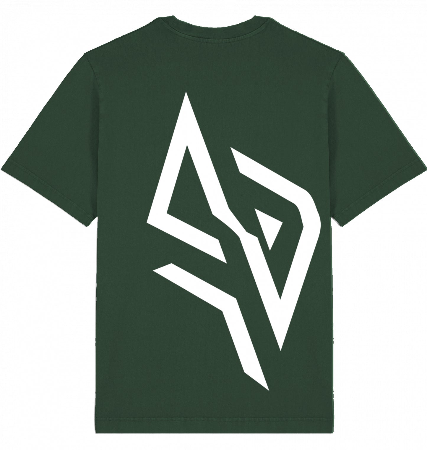 SUÐR FIND Vintage Tee in G. Dyed Khaki – Rückansicht