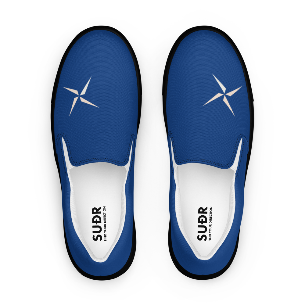 Men's Slip-On Canvas Shoes SUÐR Clothing
