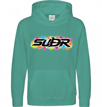 SUÐR Kids Hoodie in Meergrün