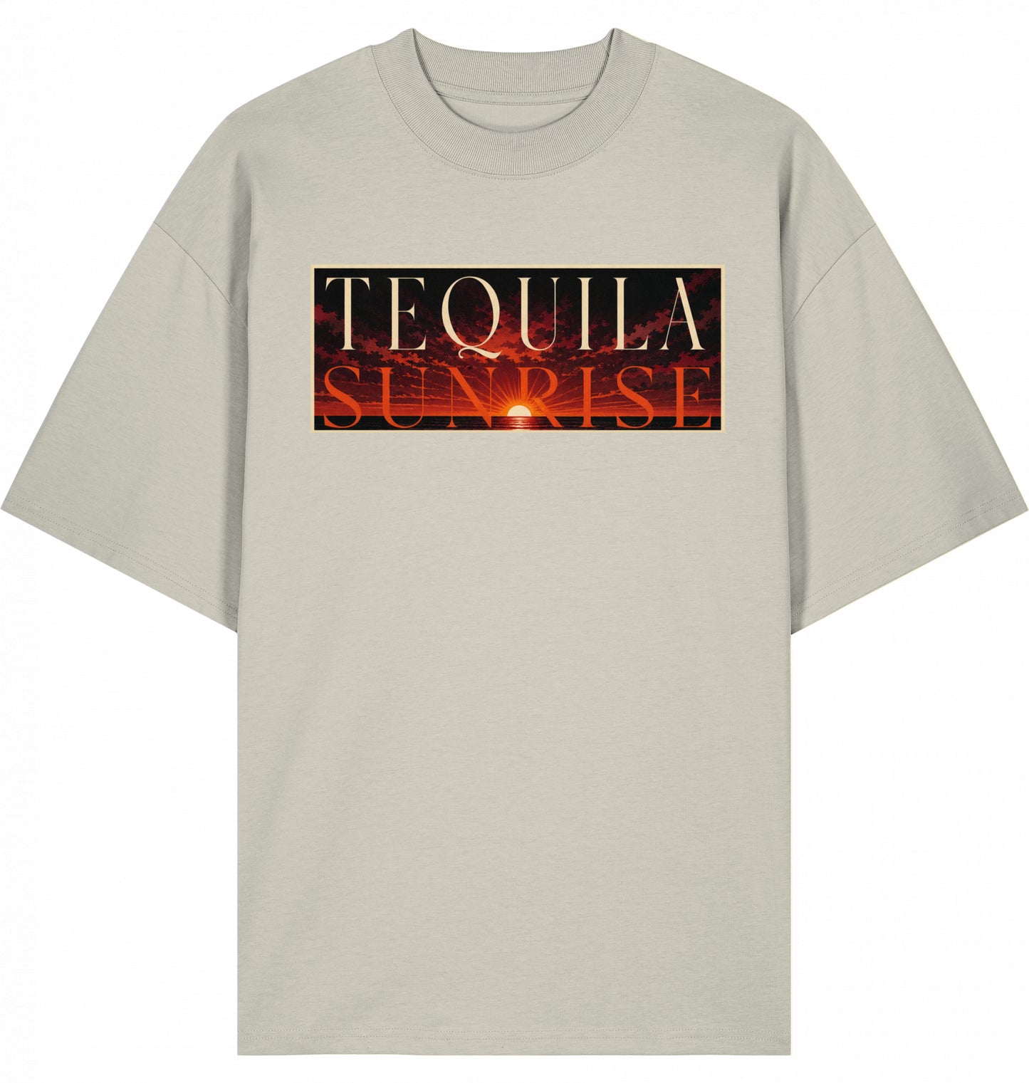 SUÐR Tequila Sunrise Oversized Tee