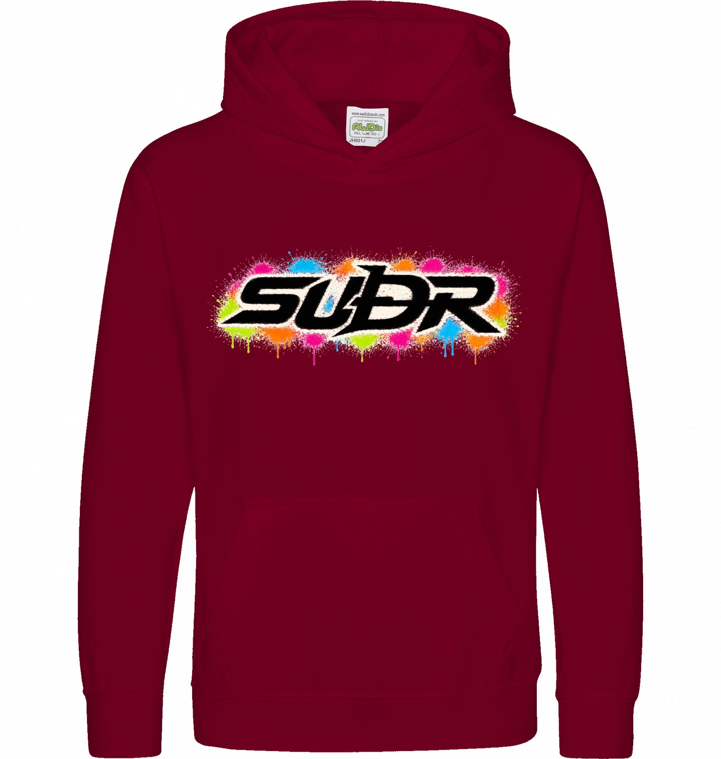 SUÐR Kids Hoodie in Chilirot