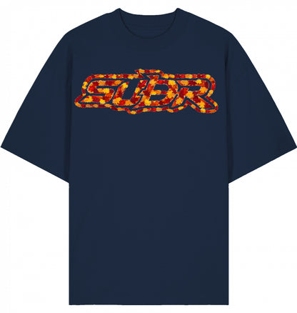 VESTR 07 Laub – Oversized Tee mit Print aus Herbstlaub von SUÐR