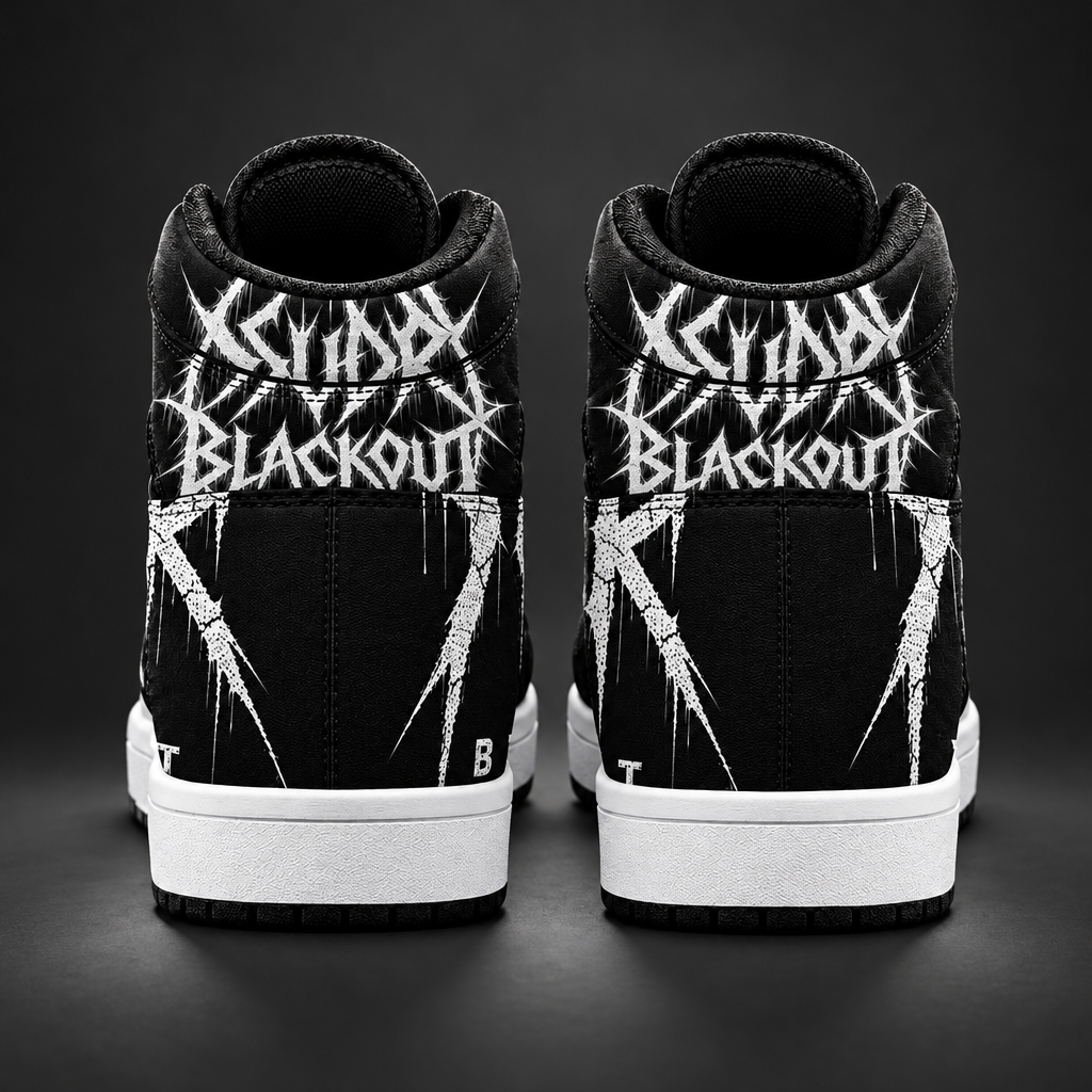 BLACKOUT men's logo high top Sneakers – Ansicht 3