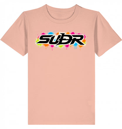 SUÐR Kids Tee Iconic in Pfirsich