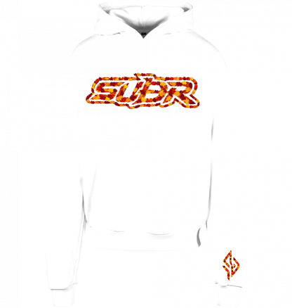 VESTR 07 Laub Hoodie – Boxy Hoodie in Ready To Dye, Print aus Herbstlaub von SUÐR