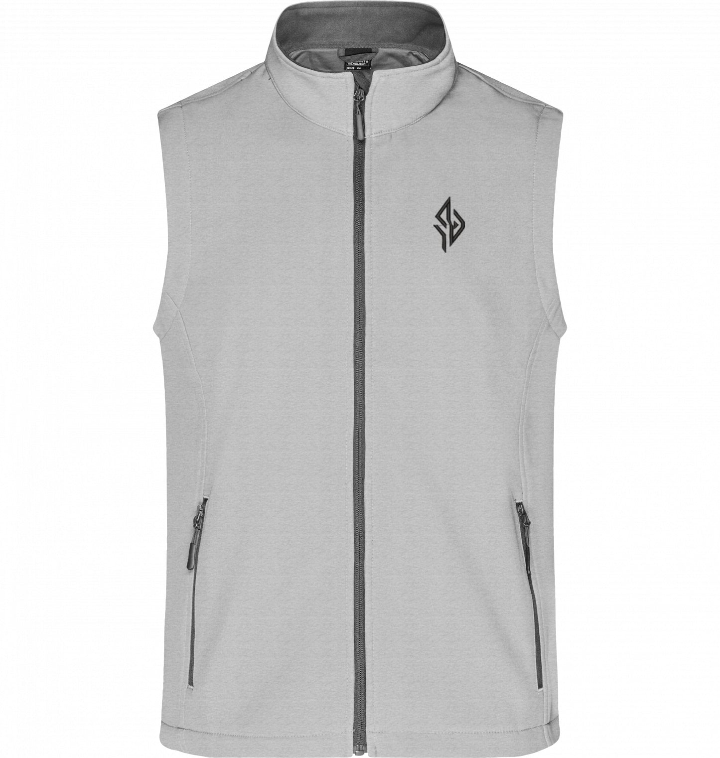 SUÐR Signature Softshell Weste in White / White