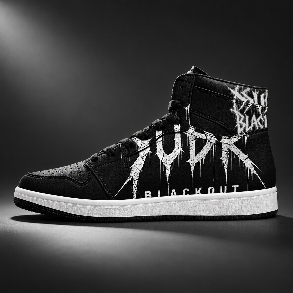BLACKOUT men's logo high top Sneakers – Ansicht 1