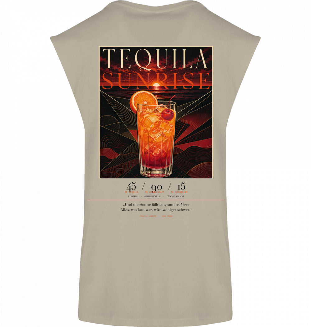 SUÐR Tequila Sunrise Sleeveless Tee