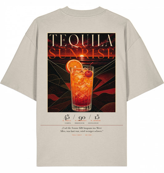 SUÐR Tequila Sunrise Oversized Tee