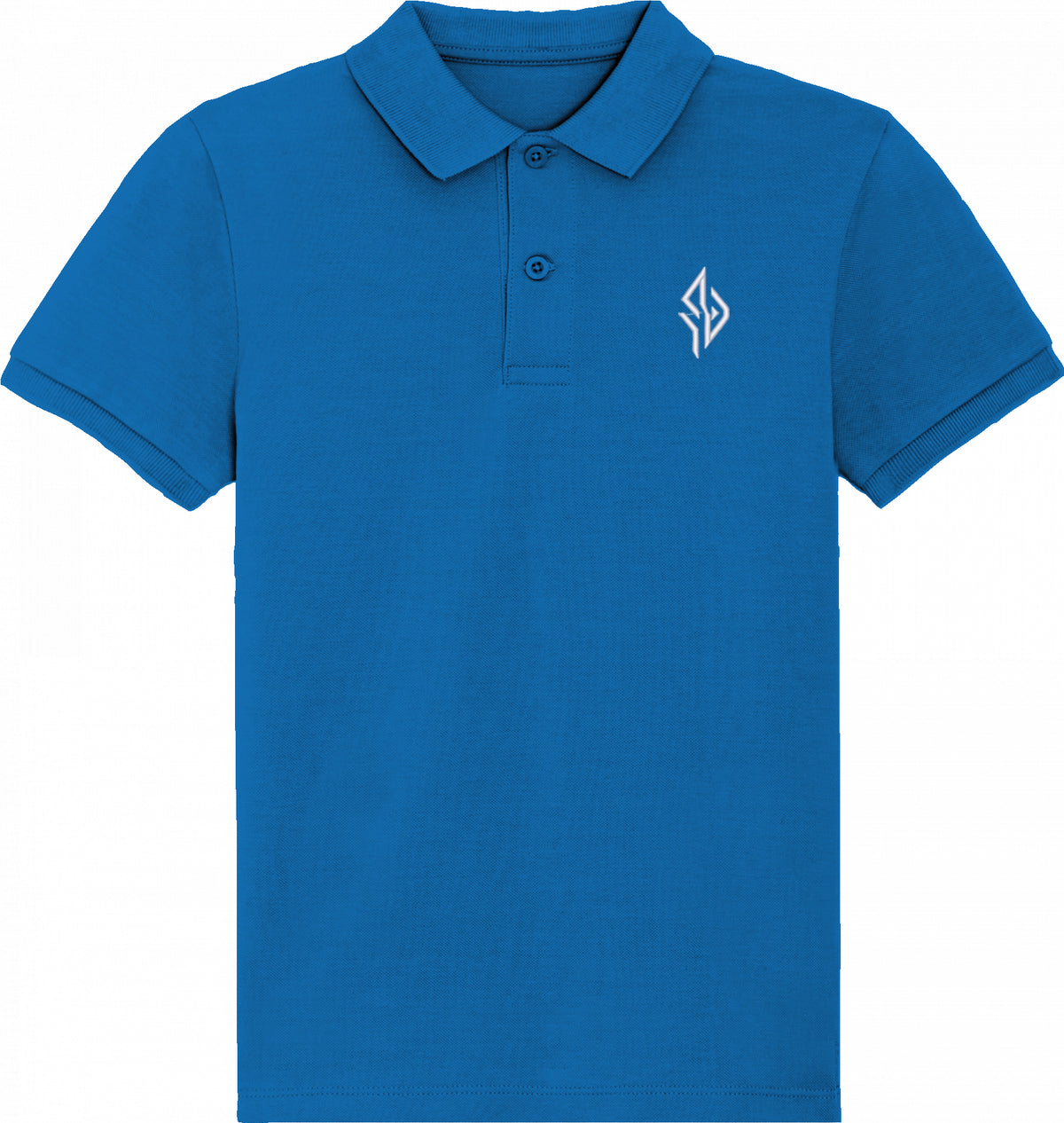 SUÐR Kids Polo in Royalblau