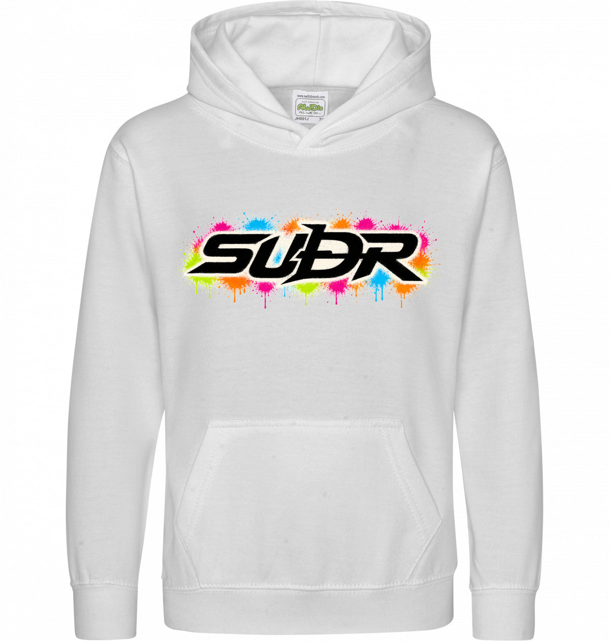 SUÐR Kids Hoodie in Arktisweiß