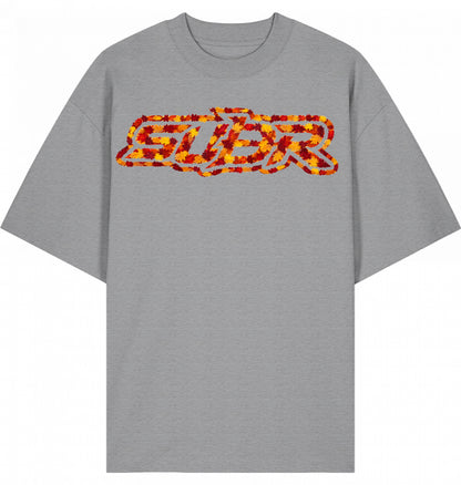 VESTR 07 Laub – Oversized Tee mit Print aus Herbstlaub von SUÐR