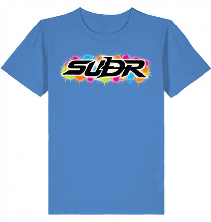 SUÐR Kids Tee Iconic in Leuchtblau