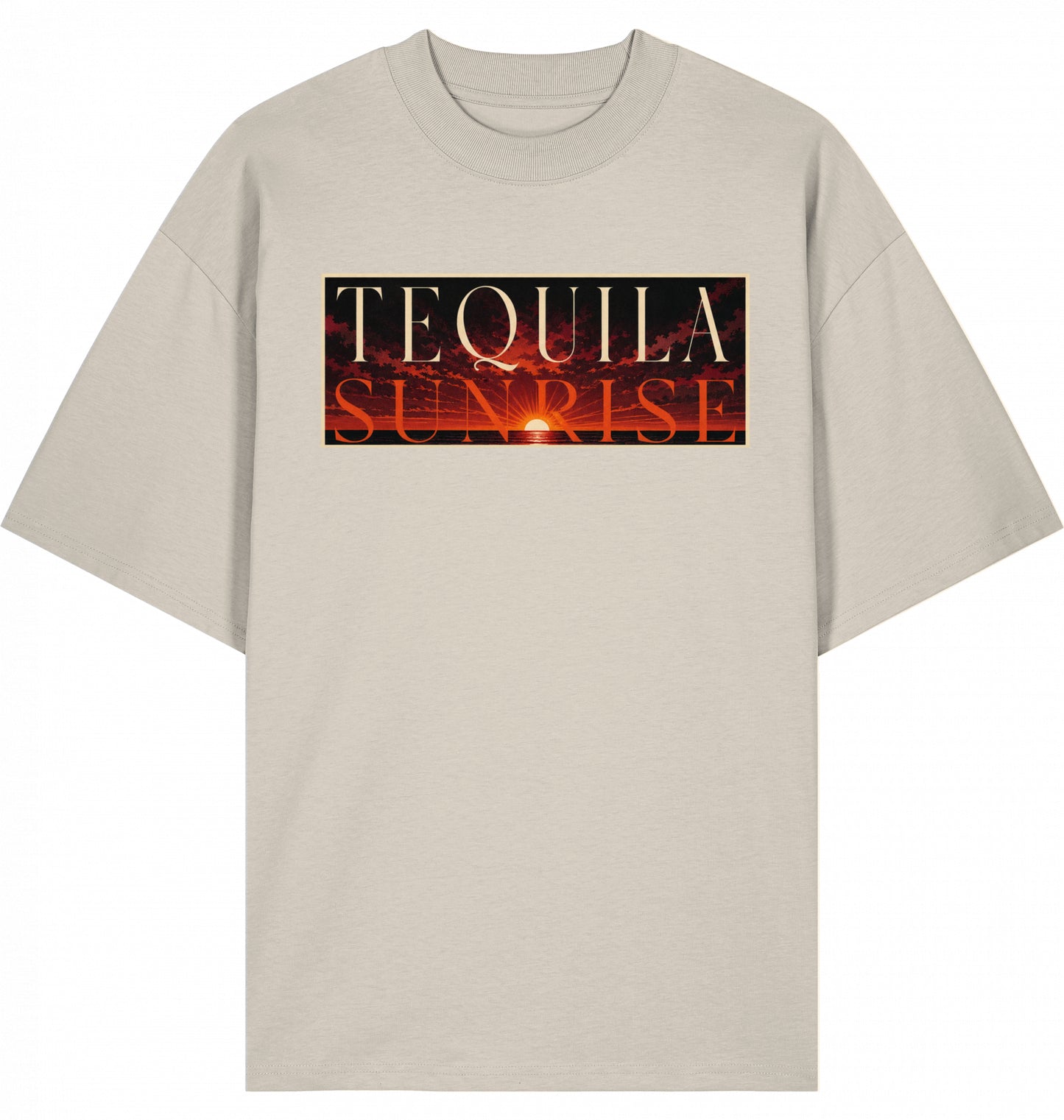 SUÐR Tequila Sunrise Oversized Tee