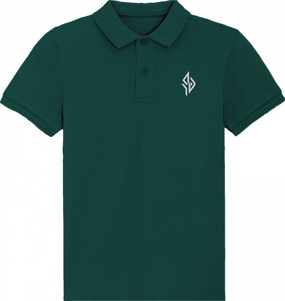 SUÐR Kids Polo in Laubgrün