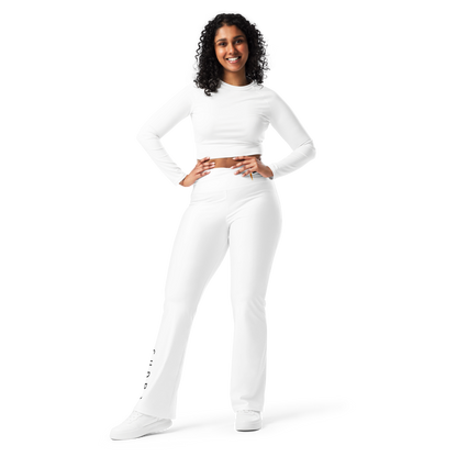 All-Over Print Flare Leggings SUÐR Clothing