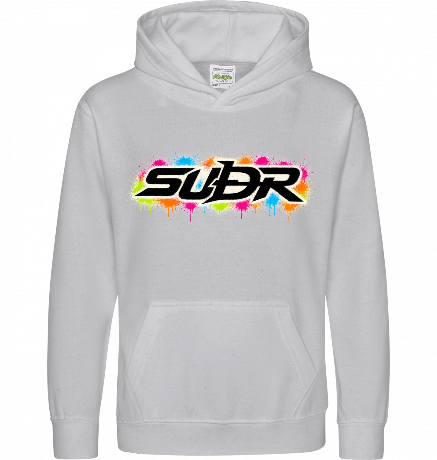 SUÐR Kids Hoodie in Aschgrau
