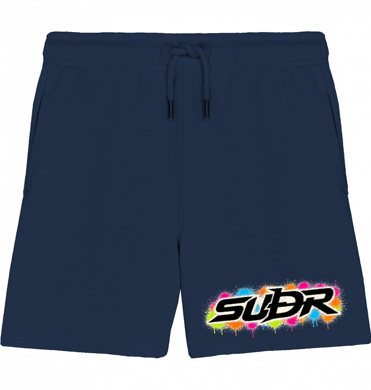 SUÐR Kids Shorts in French Navy
