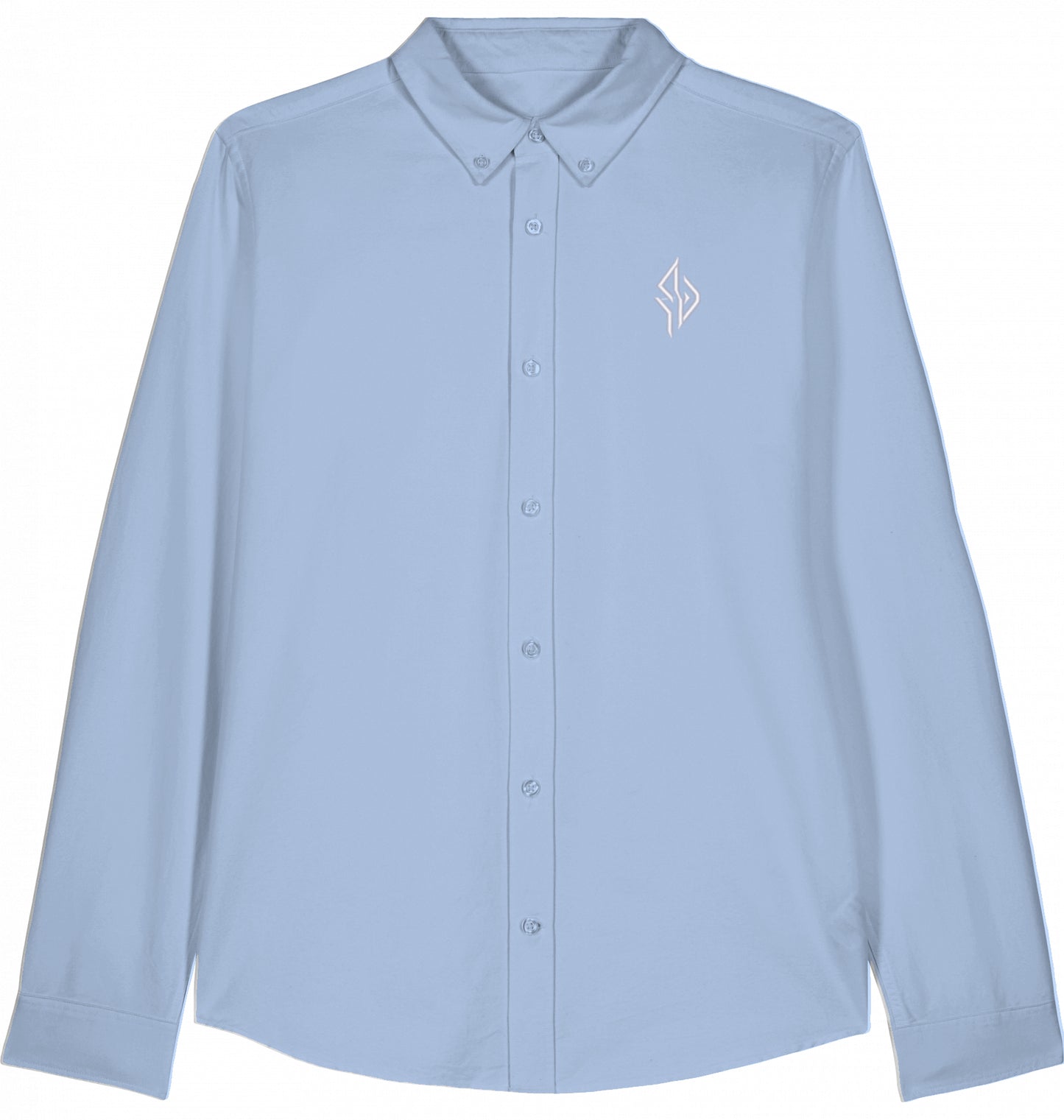 SUÐR Signature Oxford Hemd in Blue Oxford