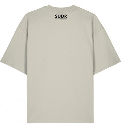 SUÐR FIND Mock Neck Tee – Color Tones