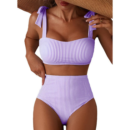 SUÐR - High-Waist Bikini Set