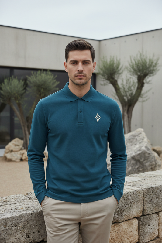 SUÐR Signature Longsleeve Polo