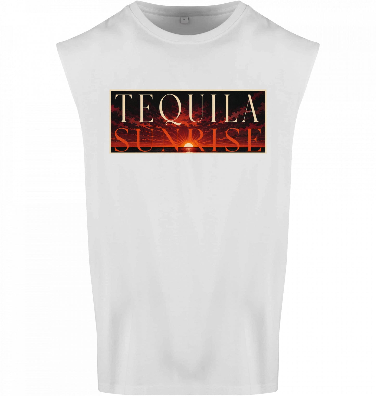 SUÐR Tequila Sunrise Sleeveless Tee