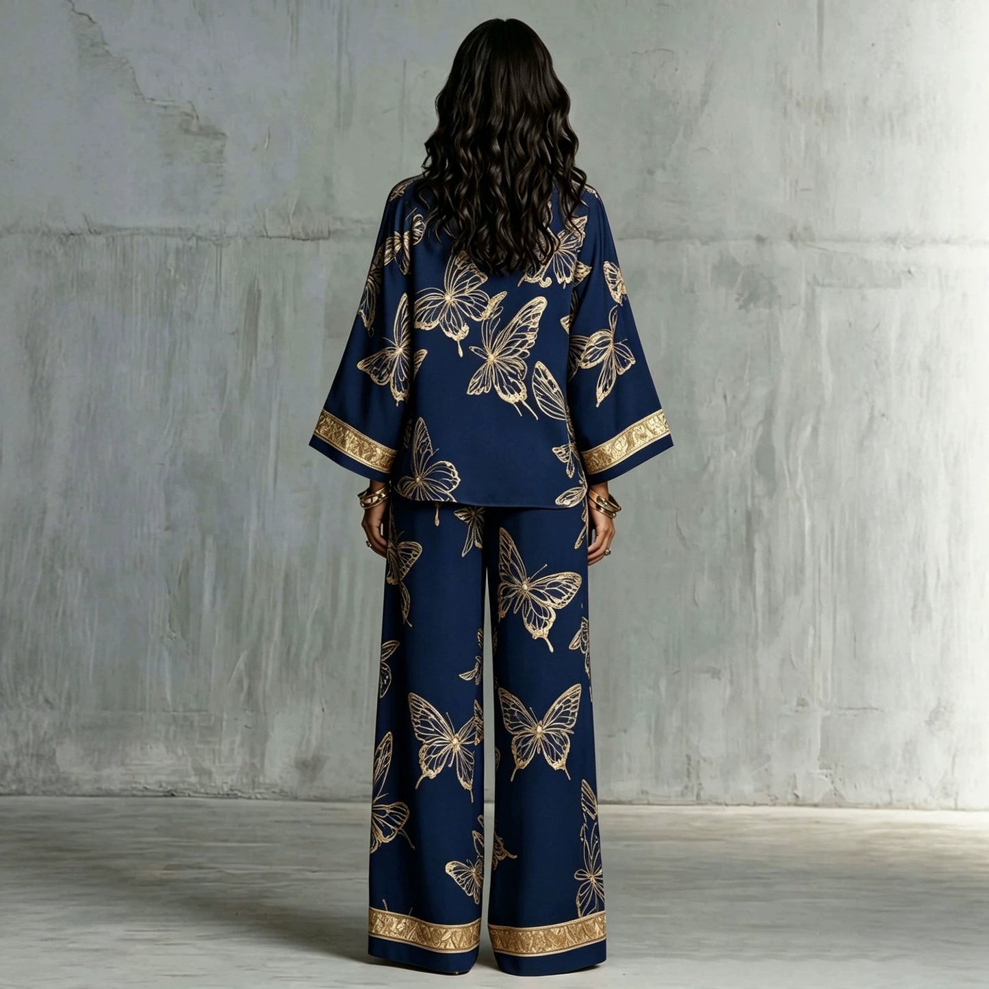 SUÐR - Retro Print Two-Piece Set