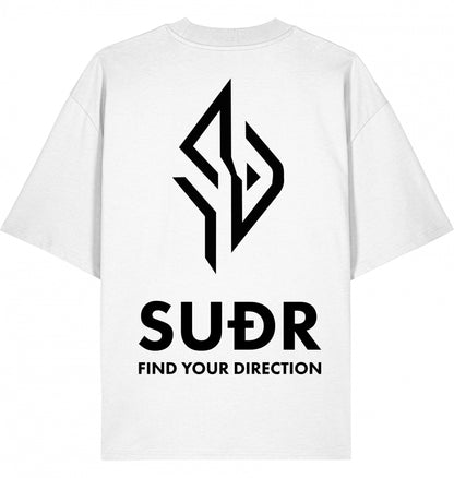 SUÐR FIND Mock Neck Tee – Natural Tones