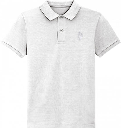 SUÐR Kids Polo in Weiß