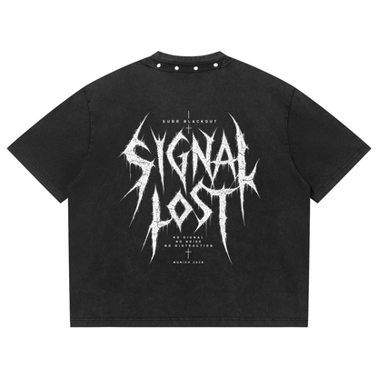 BLACKOUT washed boxy studded T-Shirt – Ansicht 4