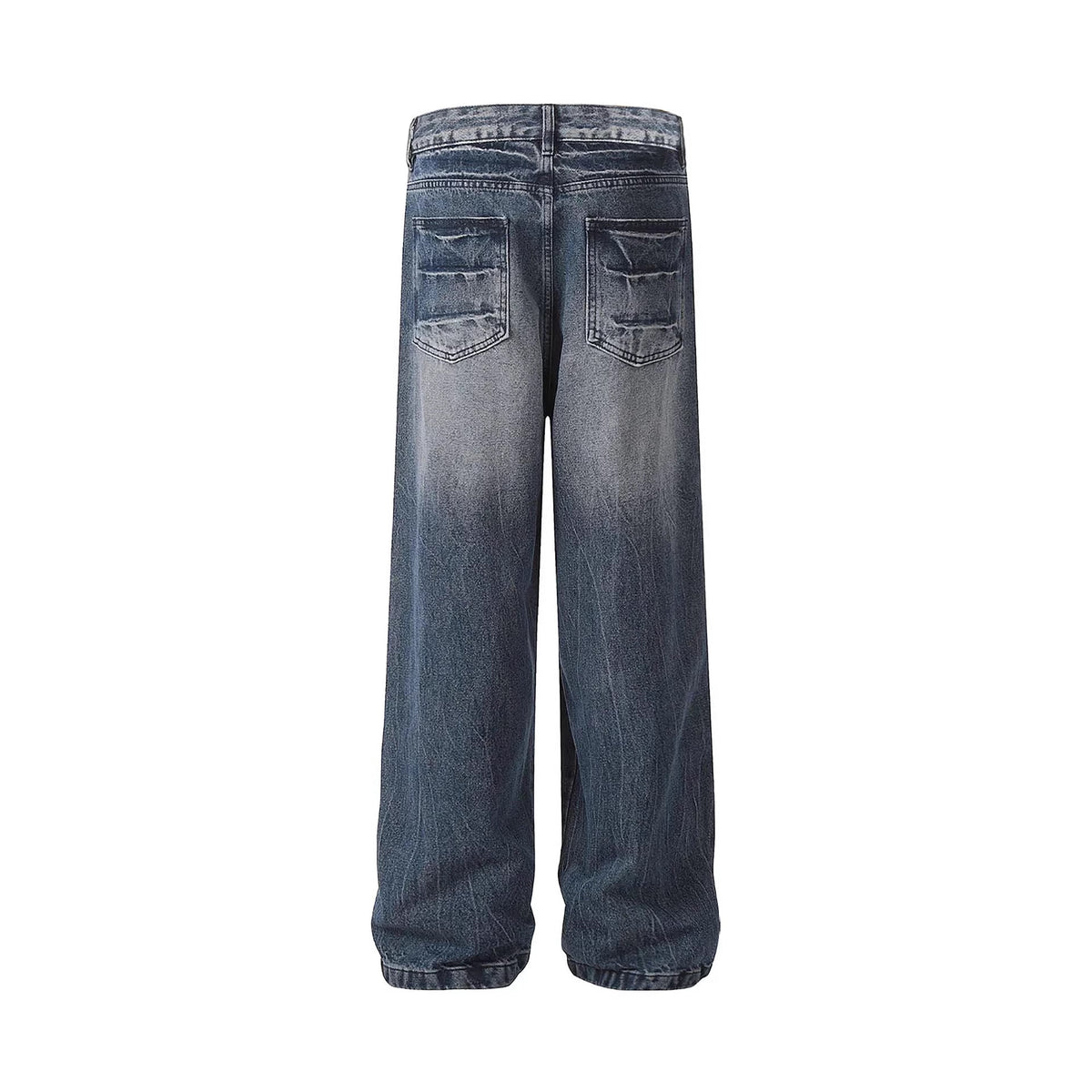 SUÐR Signature Baggy Jeans Mid-Wash
