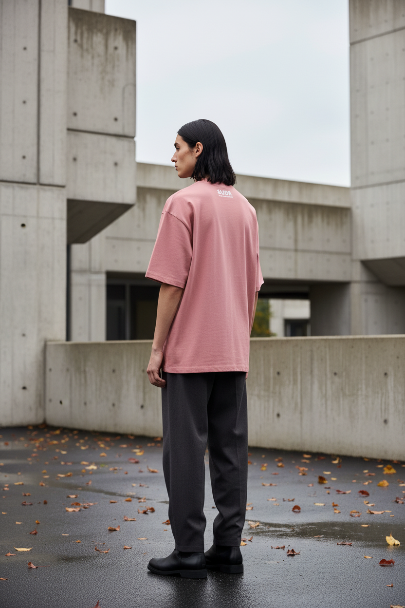 SUÐR Mock Neck Tee Stick – Color Tones