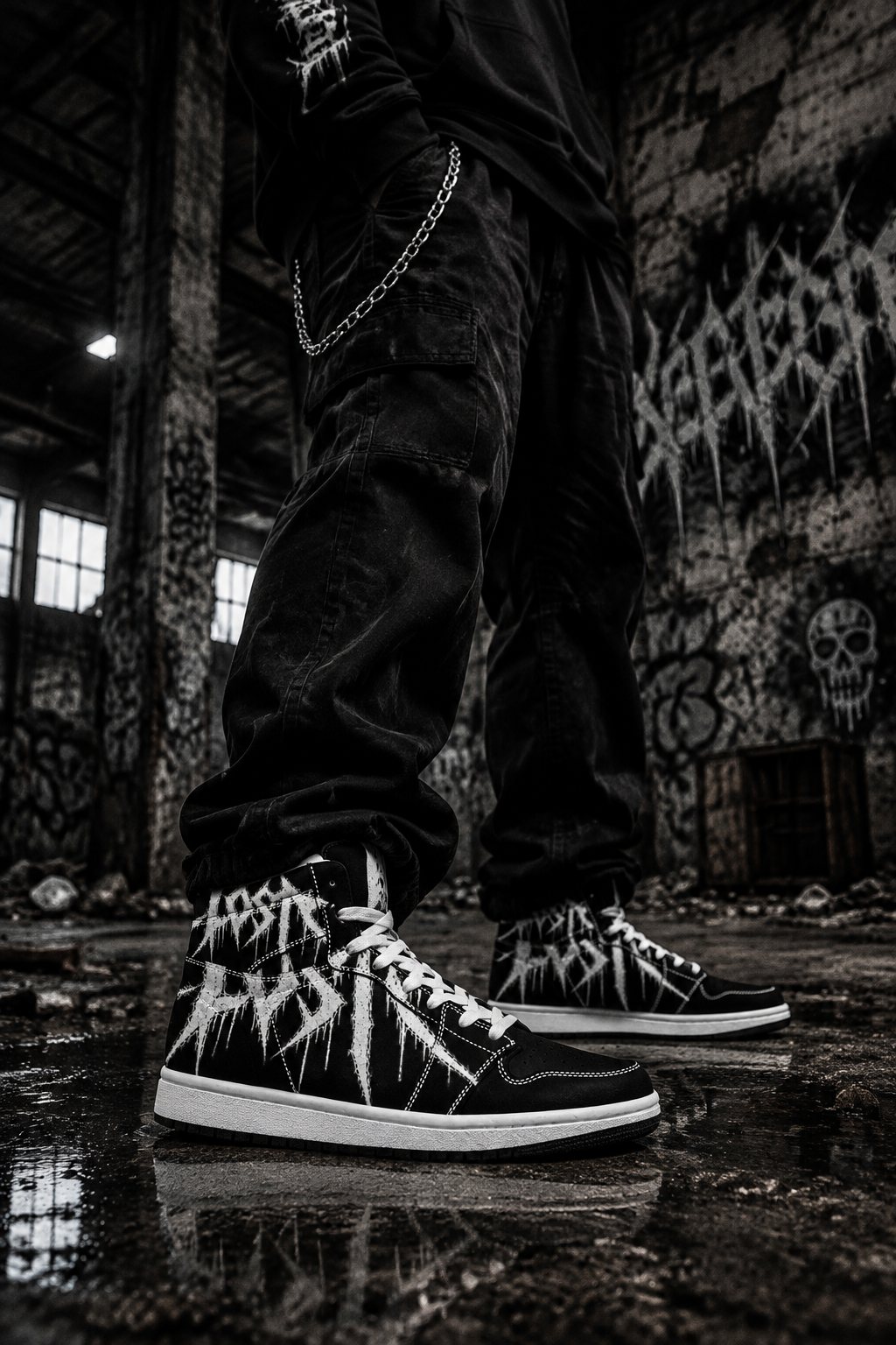 BLACKOUT men's signal lost high top Sneakers – Ansicht 10
