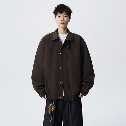 Fashionable Lightweight Premium Men's Lapel Jacket for Spring and Autumn