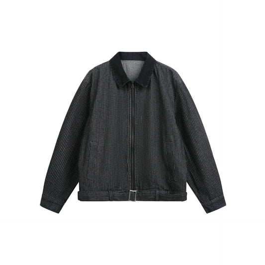 Pinstripe Work Jacket – SUÐR Signature